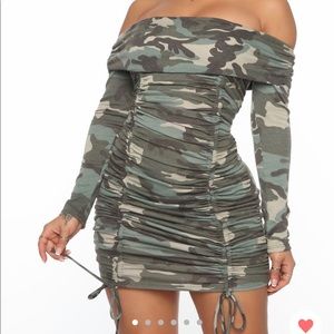 Fashionnova Never blend in camp mini dress